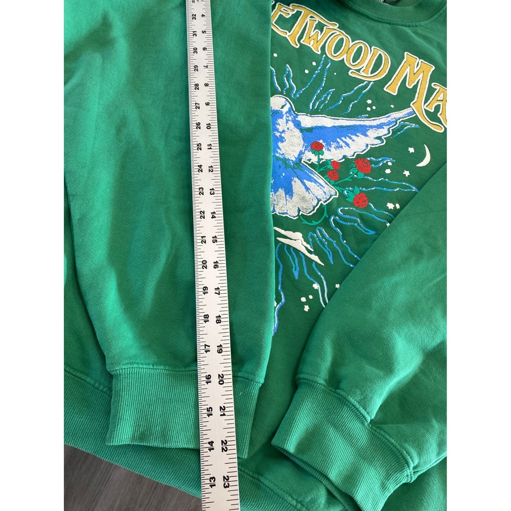 Daydreamer Fleetwood Mac August 2 1990 Green Graphic Sweatshirt XL NWT - Picture 8 of 8